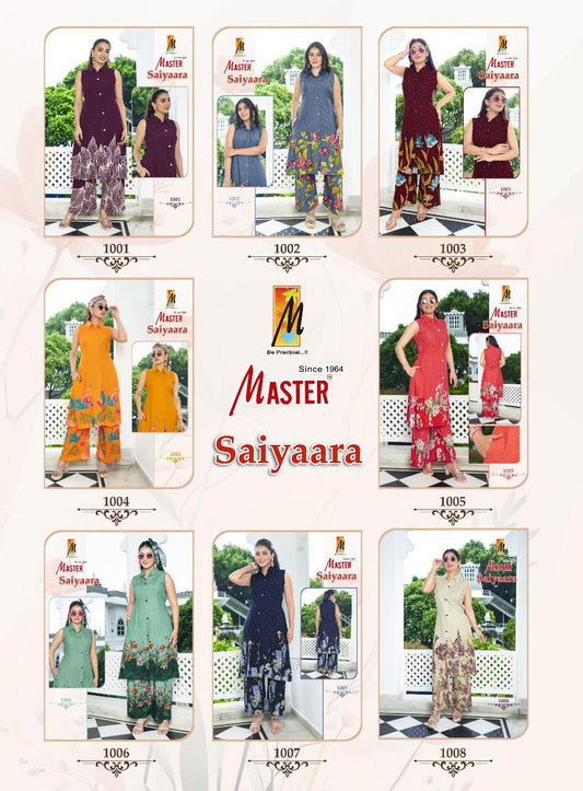 Saiyaara Master Rayon Co Ord Set Supplier