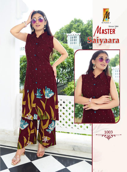 Saiyaara Master Rayon Co Ord Set Supplier