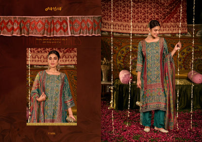 Saj Dhaj Ke Jay Vijay Kanjivaram Pant Style Suits Exporter Gujarat