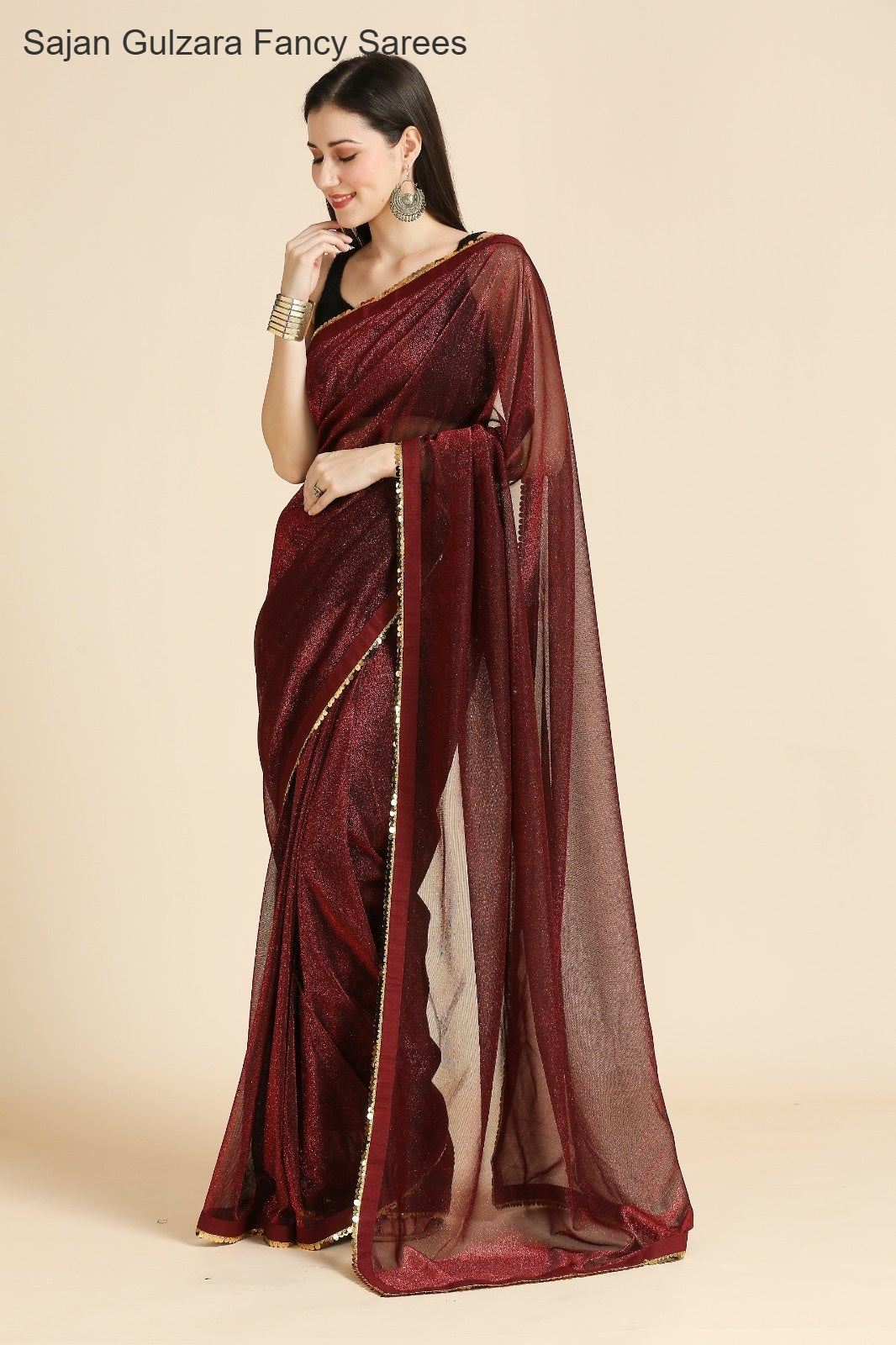Sajan Gulzara Fancy Sarees Manufacturer Gujarat