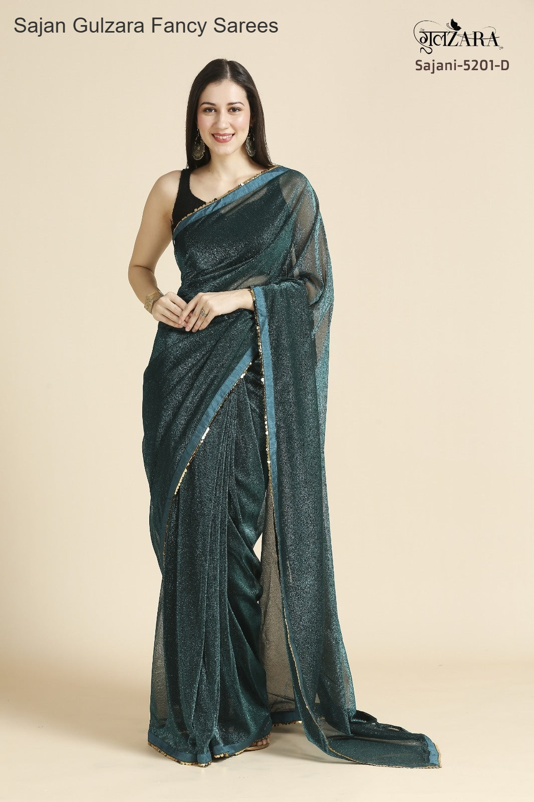 Sajan Gulzara Fancy Sarees Manufacturer Gujarat