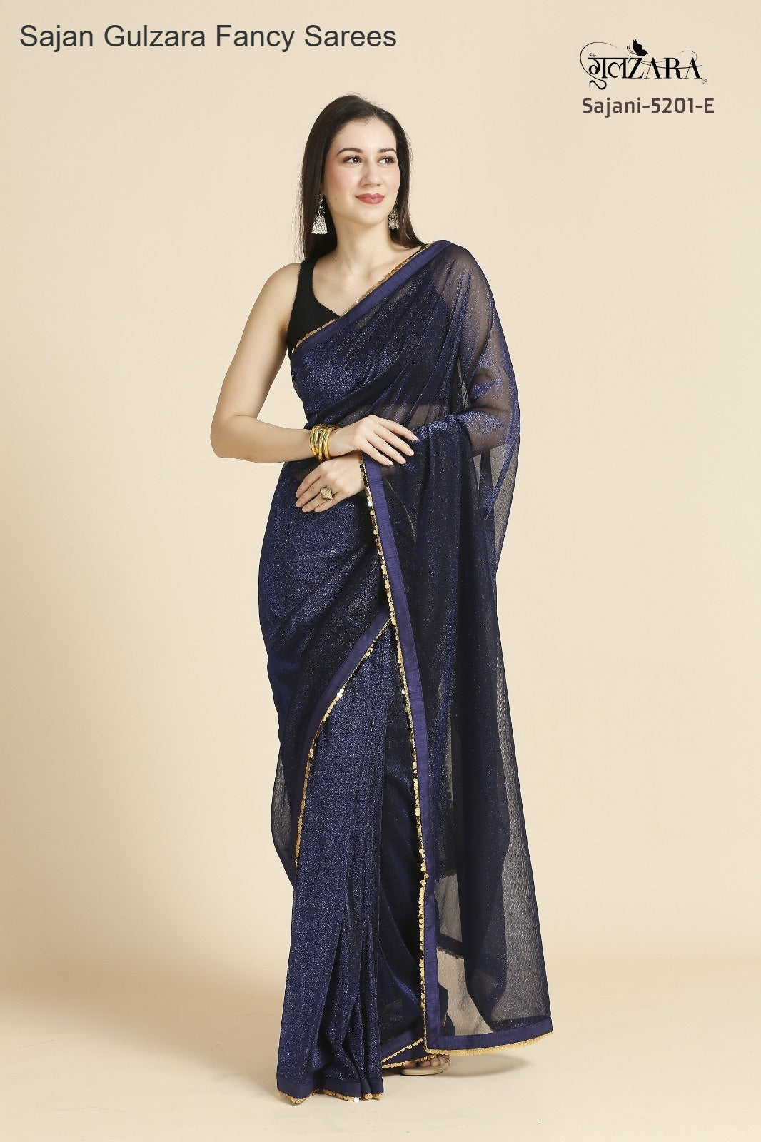 Sajan Gulzara Fancy Sarees Manufacturer Gujarat
