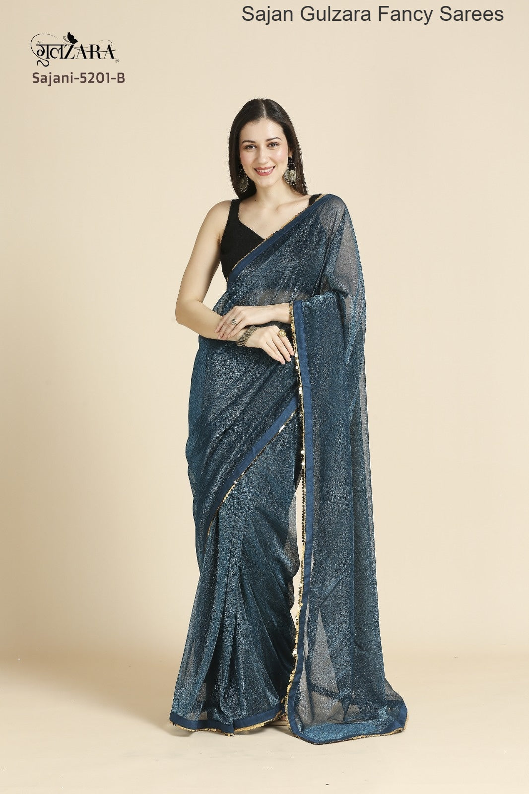 Sajan Gulzara Fancy Sarees Manufacturer Gujarat