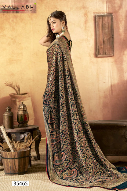Sajaniya Vol 7 Vallabhi Prints Georgette Sarees Supplier