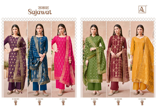 Sajawat Alok Viscose Muslin Pant Style Suits Exporter Gujarat