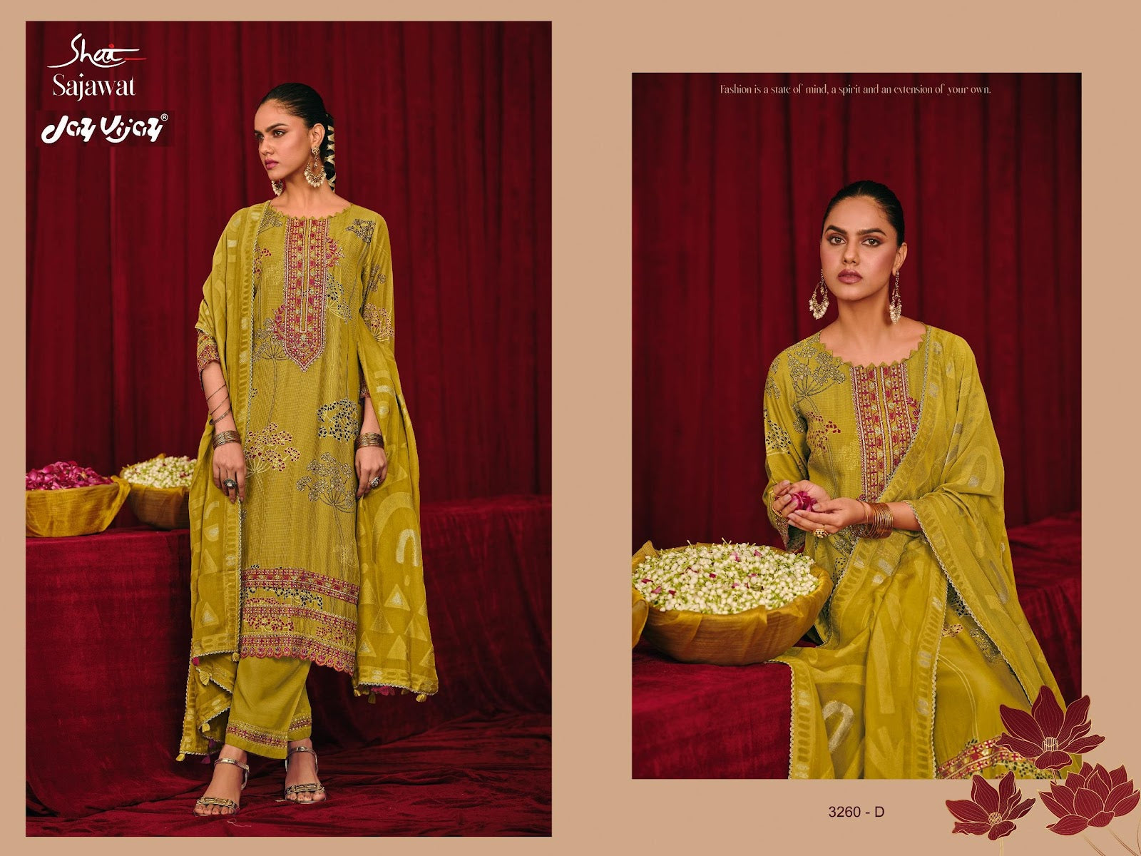Sajawat Jay Vijay Premium Silk Pant Style Suits Wholesale Price
