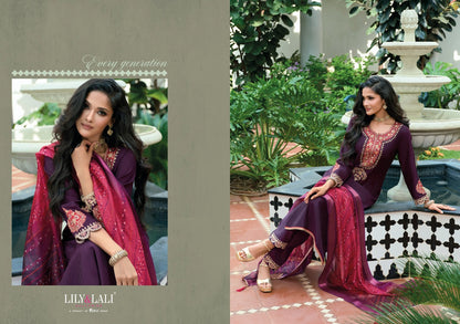 Sajawat Lily Lali Viscose Readymade Pant Style Suits Exporter Ahmedabad