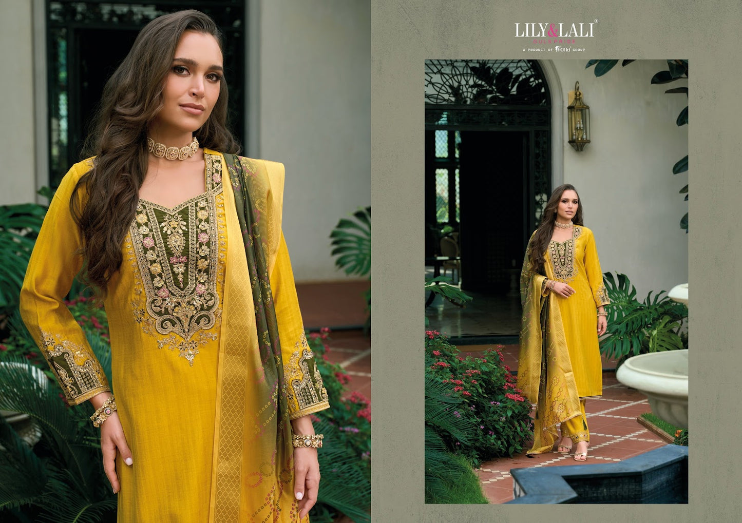 Sajawat Lily Lali Viscose Readymade Pant Style Suits Exporter Ahmedabad