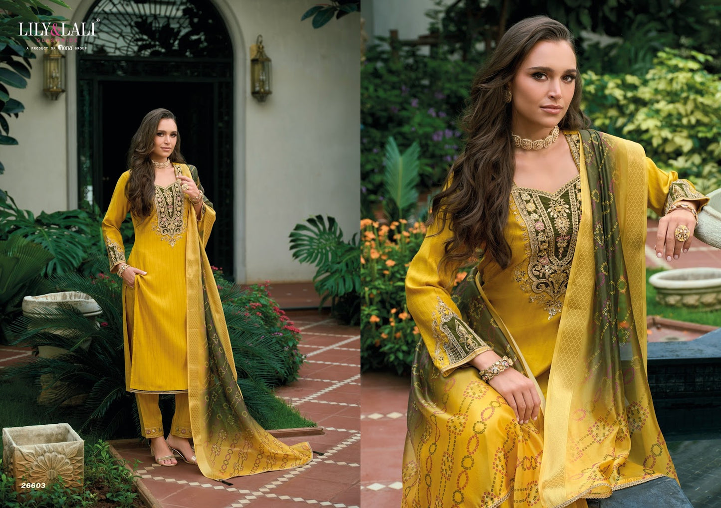 Sajawat Lily Lali Viscose Readymade Pant Style Suits Exporter Ahmedabad