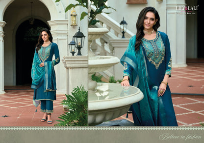 Sajawat Lily Lali Viscose Readymade Pant Style Suits Exporter Ahmedabad