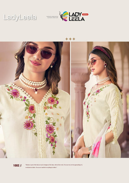 Sajda Ladyleela Vetican Readymade Pant Style Suits Supplier