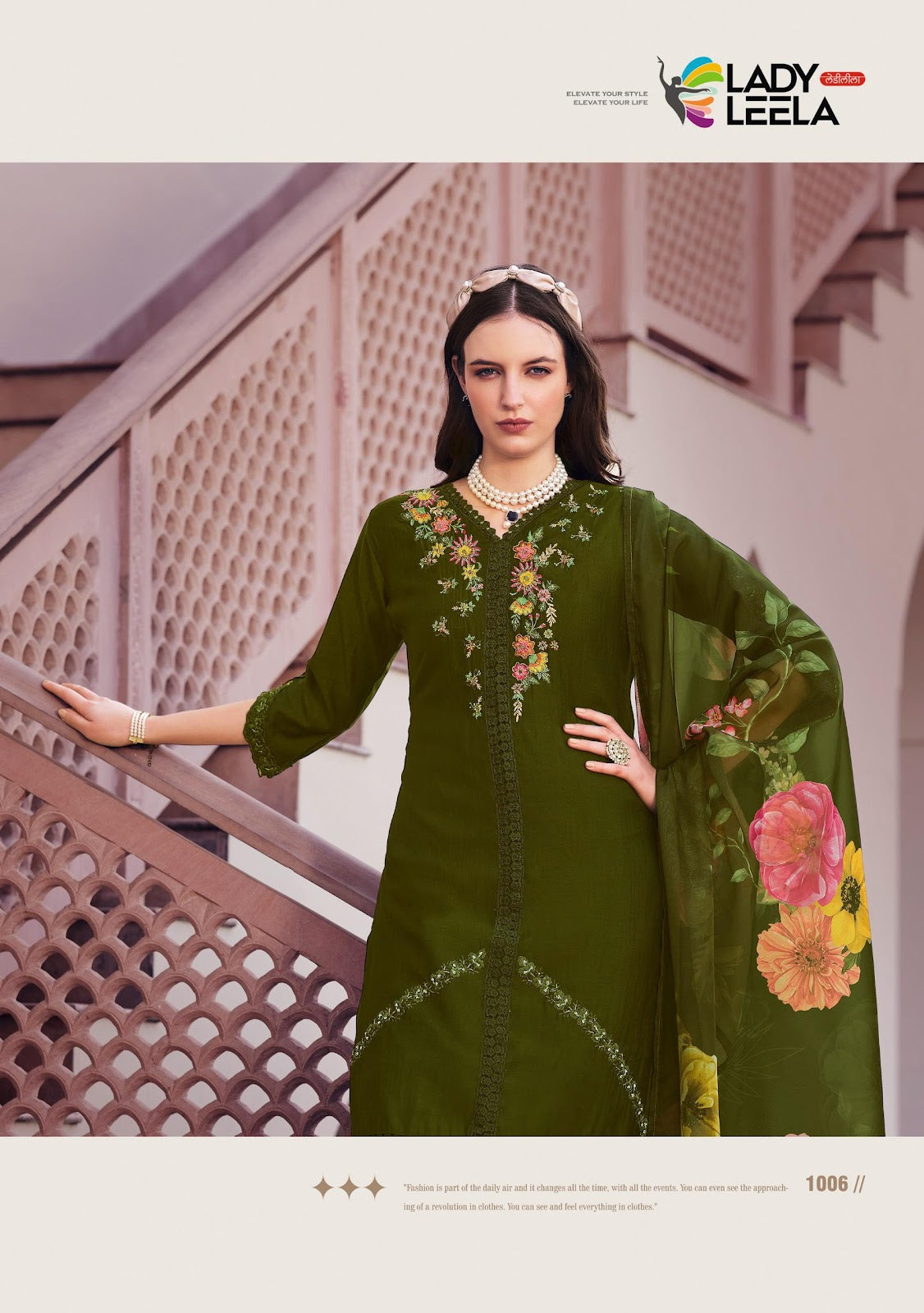 Sajda Ladyleela Vetican Readymade Pant Style Suits Supplier