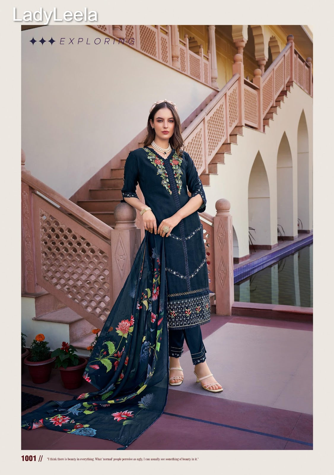 Sajda Ladyleela Vetican Readymade Pant Style Suits Supplier