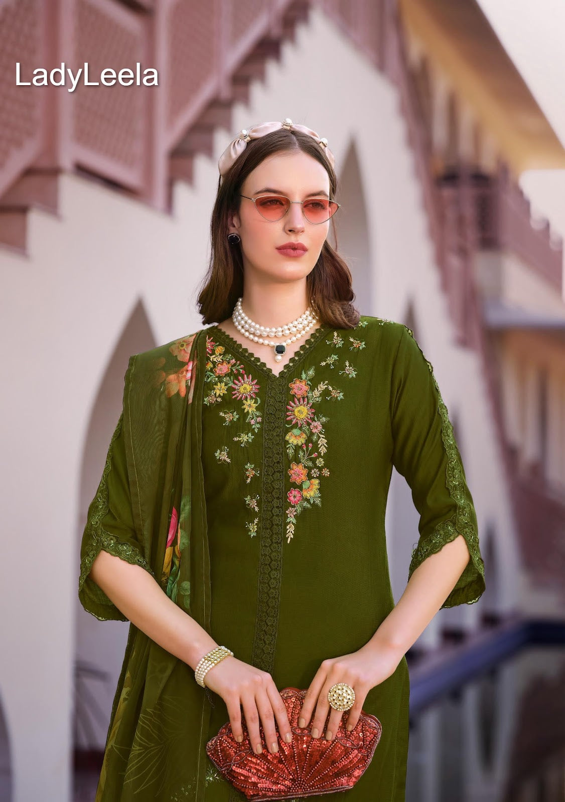Sajda Ladyleela Vetican Readymade Pant Style Suits Supplier