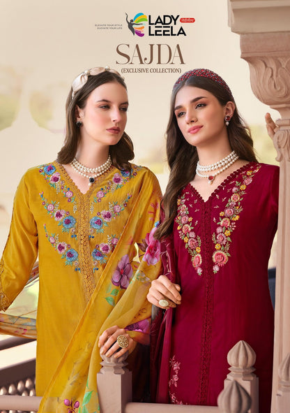 Sajda Ladyleela Vetican Readymade Pant Style Suits Supplier