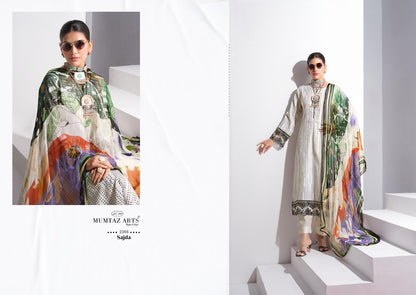 Sajda Mumtaz Arts Jam Satin Karachi Salwar Suits Wholesaler Gujarat