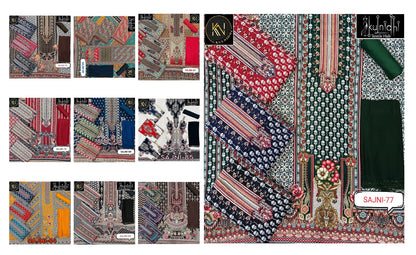 Sajni 2507 Kulnidhi Viscose Reyon Salwar Suits Manufacturer Gujarat