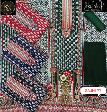 Sajni 2507 Kulnidhi Viscose Reyon Salwar Suits Manufacturer Gujarat