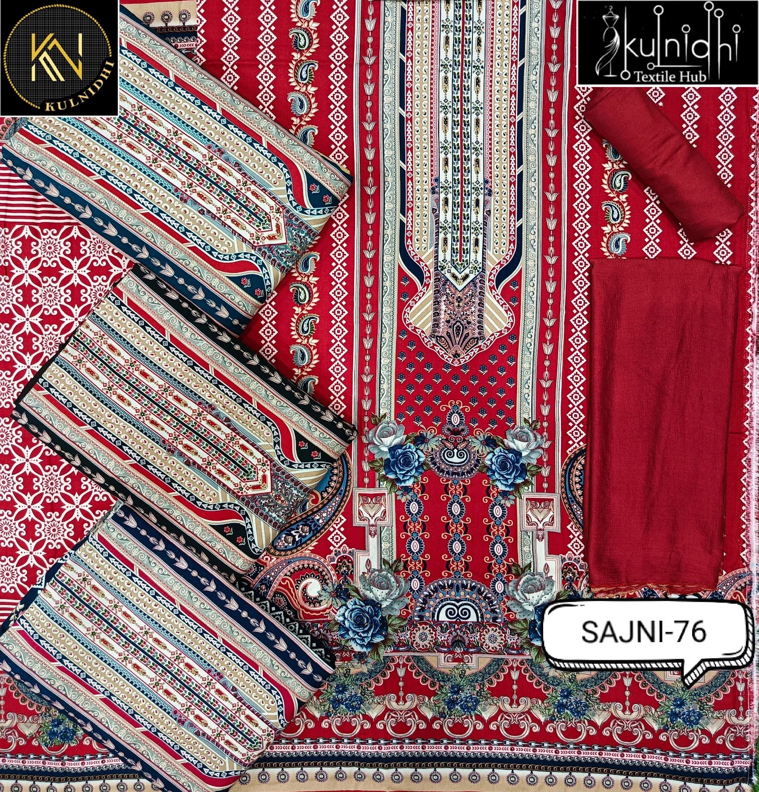 Sajni 2507 Kulnidhi Viscose Reyon Salwar Suits Manufacturer Gujarat