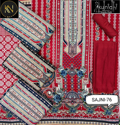 Sajni 2507 Kulnidhi Viscose Reyon Salwar Suits Manufacturer Gujarat