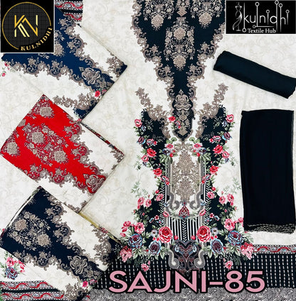 Sajni 2507 Kulnidhi Viscose Reyon Salwar Suits Manufacturer Gujarat