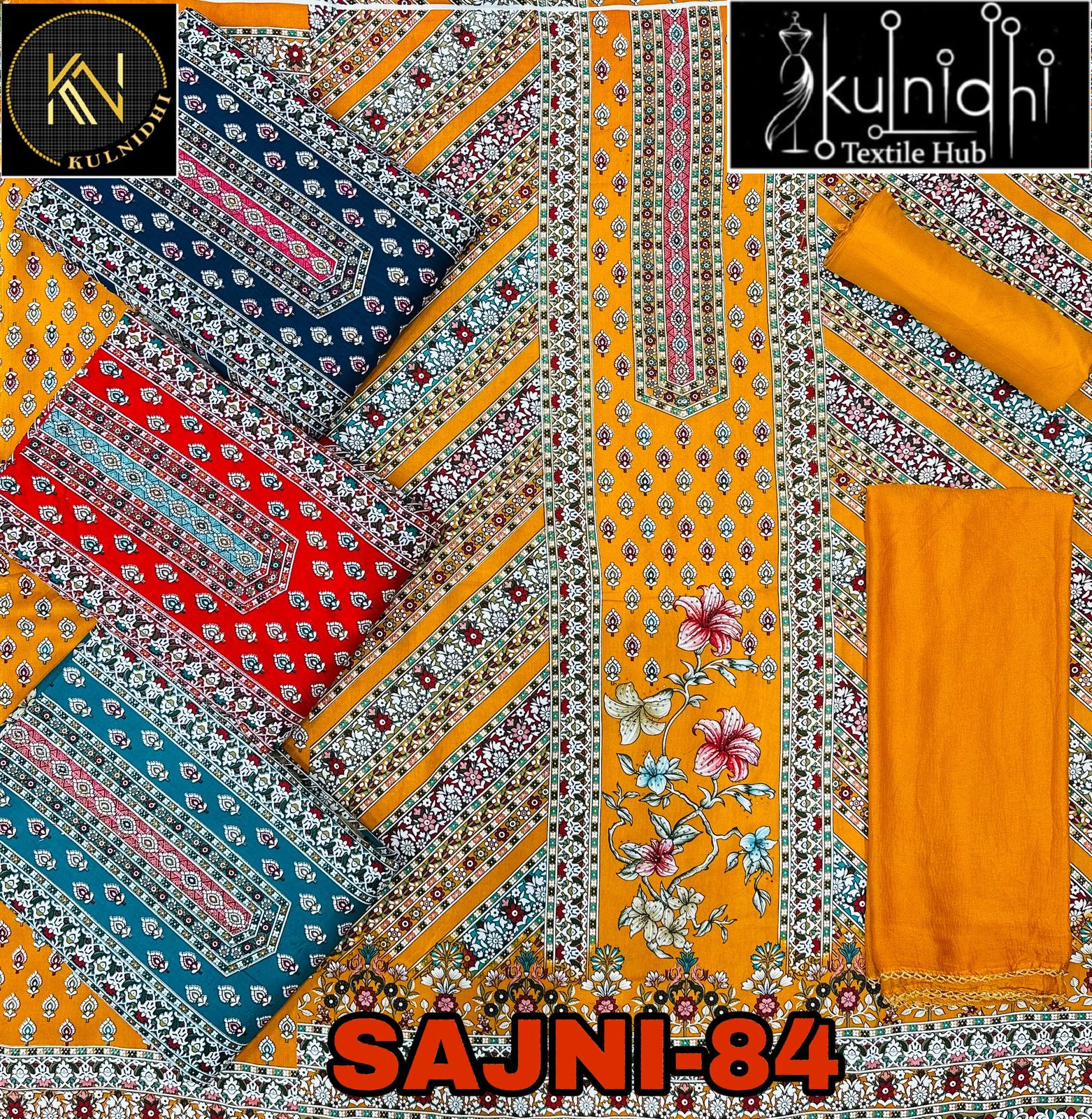 Sajni 2507 Kulnidhi Viscose Reyon Salwar Suits Manufacturer Gujarat