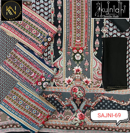 Sajni 2507 Kulnidhi Viscose Reyon Salwar Suits Manufacturer Gujarat