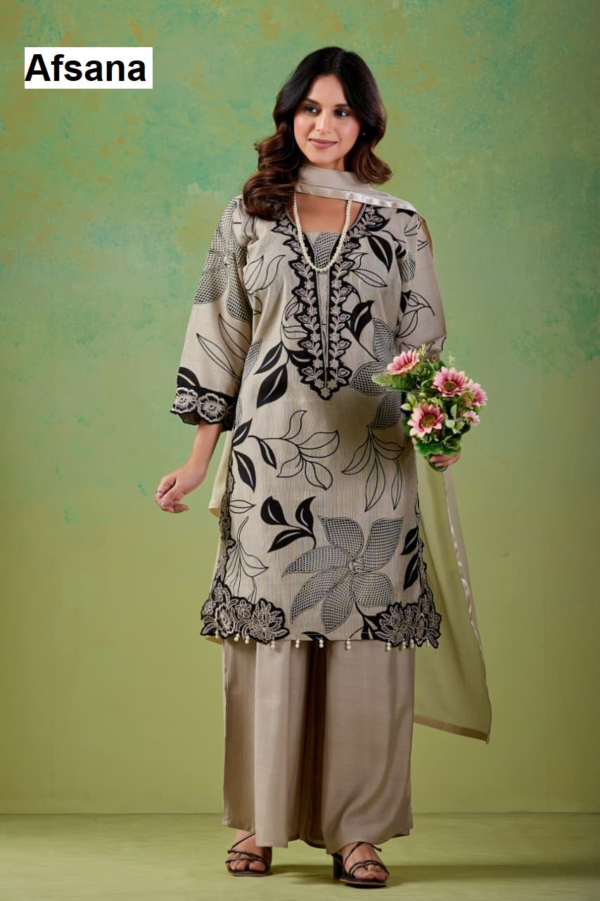 Sajni Afsana Vertican Pakistani Readymade Suits Wholesaler Ahmedabad