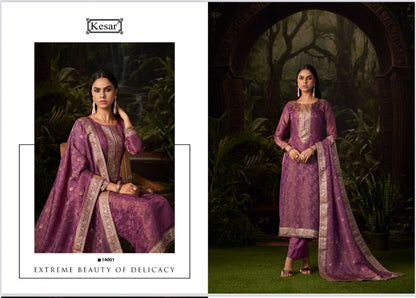 Sajni Kesar Pure Silk Pant Style Suits Manufacturer Ahmedabad