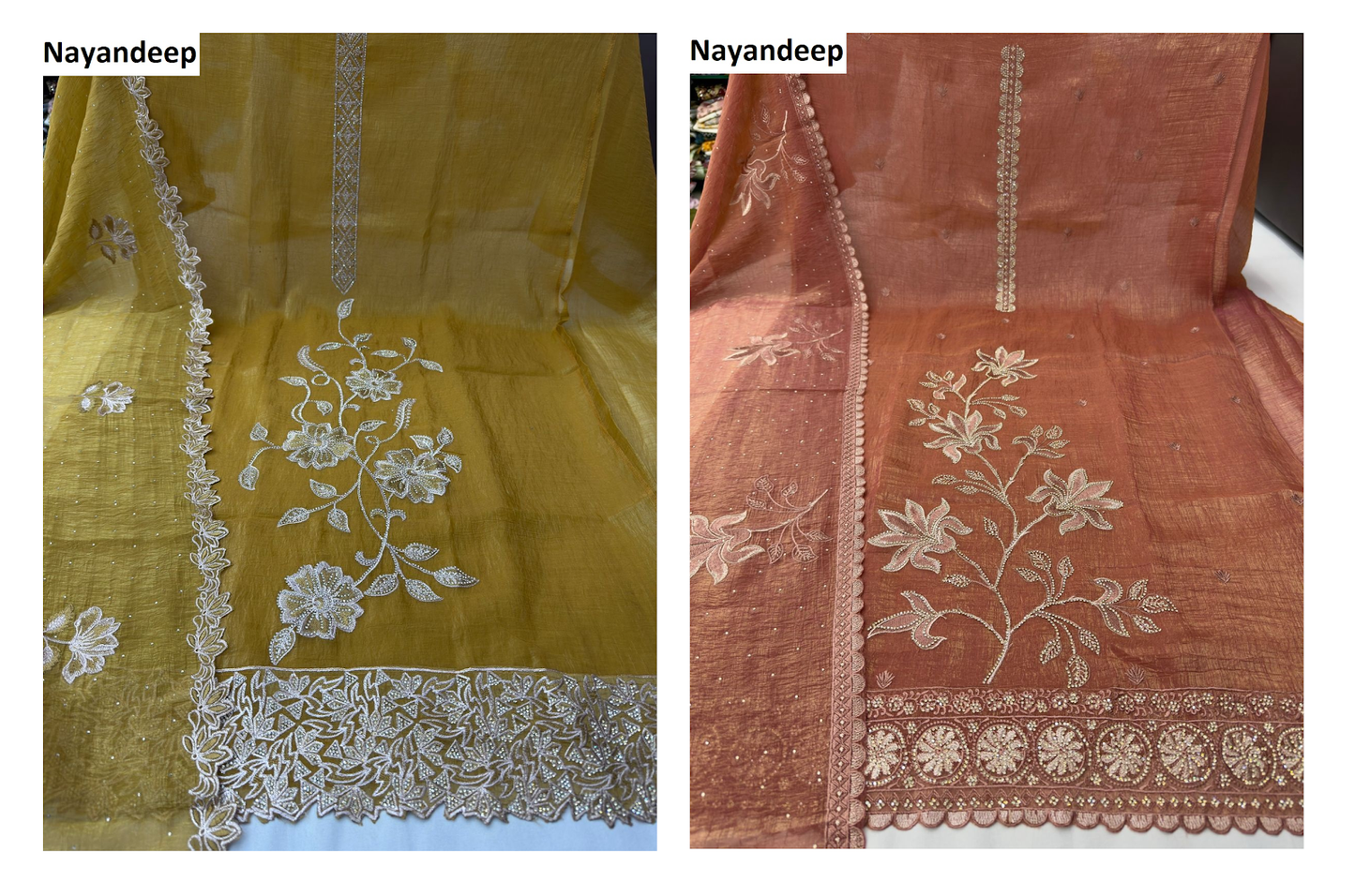 Sajni Nayandeep Silk Salwar Suits Supplier Ahmedabad