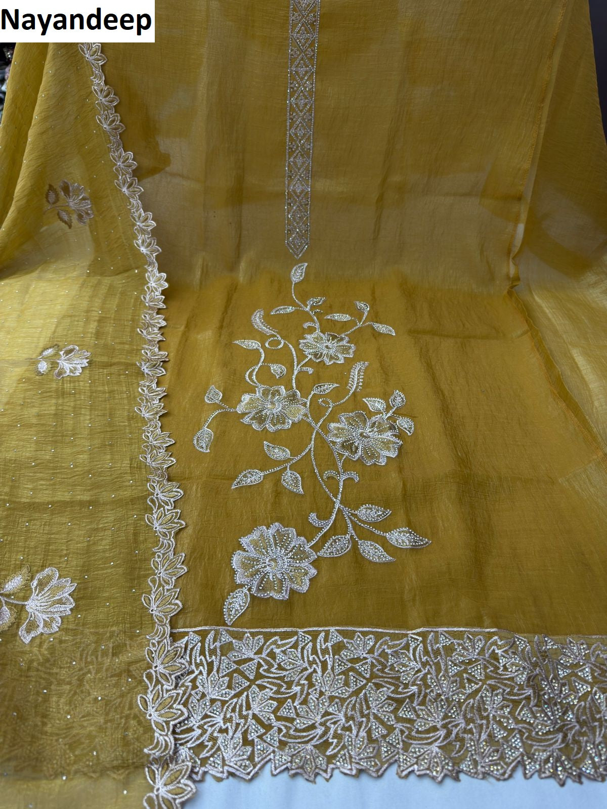 Sajni Nayandeep Silk Salwar Suits Supplier Ahmedabad