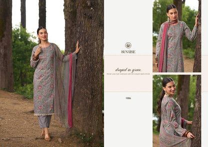 Sajni Sunrise Cambric Lawn Pakistani Salwar Suits Exporter Gujarat