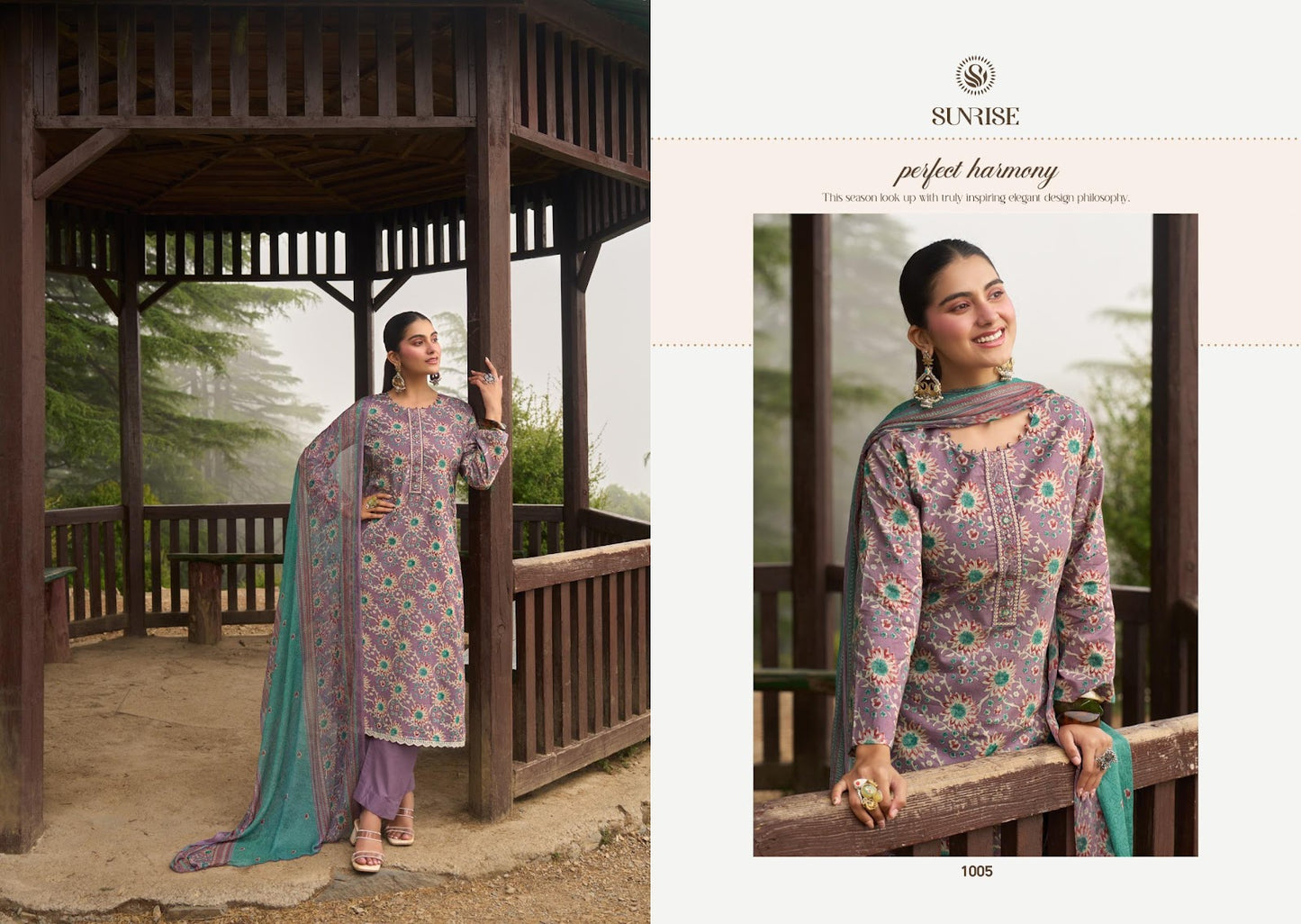 Sajni Sunrise Cambric Lawn Pakistani Salwar Suits Exporter Gujarat