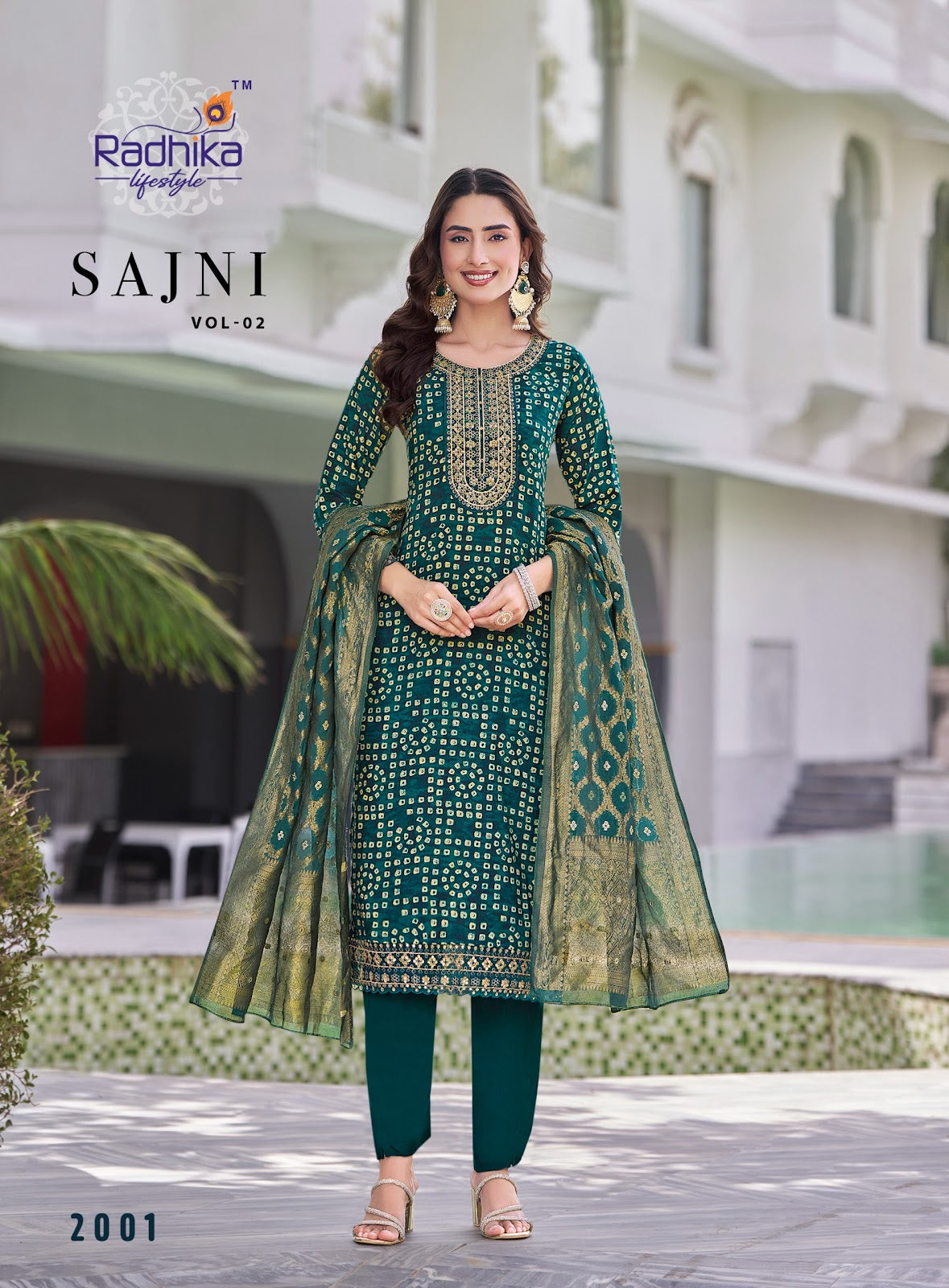 Sajni Vol 2 Radhika Lifestyle Reyon Readymade Pant Style Suits Wholesale Rate