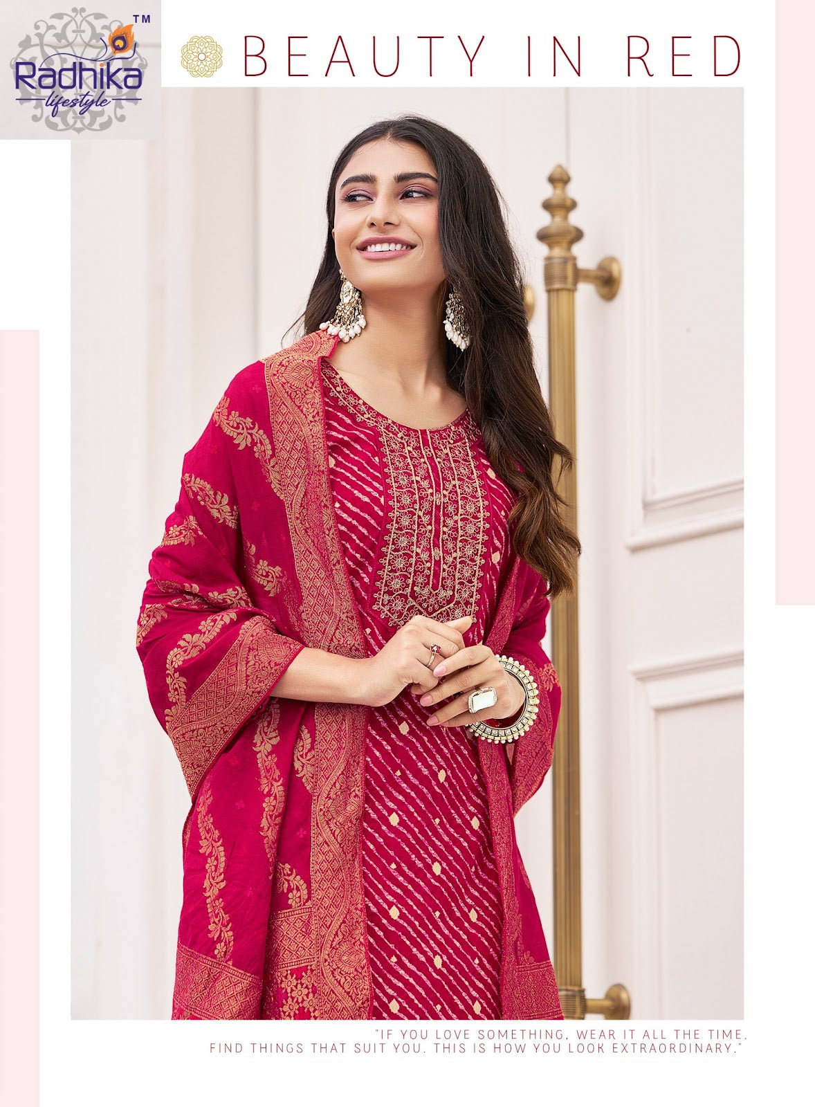 Sajni Vol 4 Radhika Lifestyle Reyon Readymade Pant Style Suits Manufacturer Ahmedabad