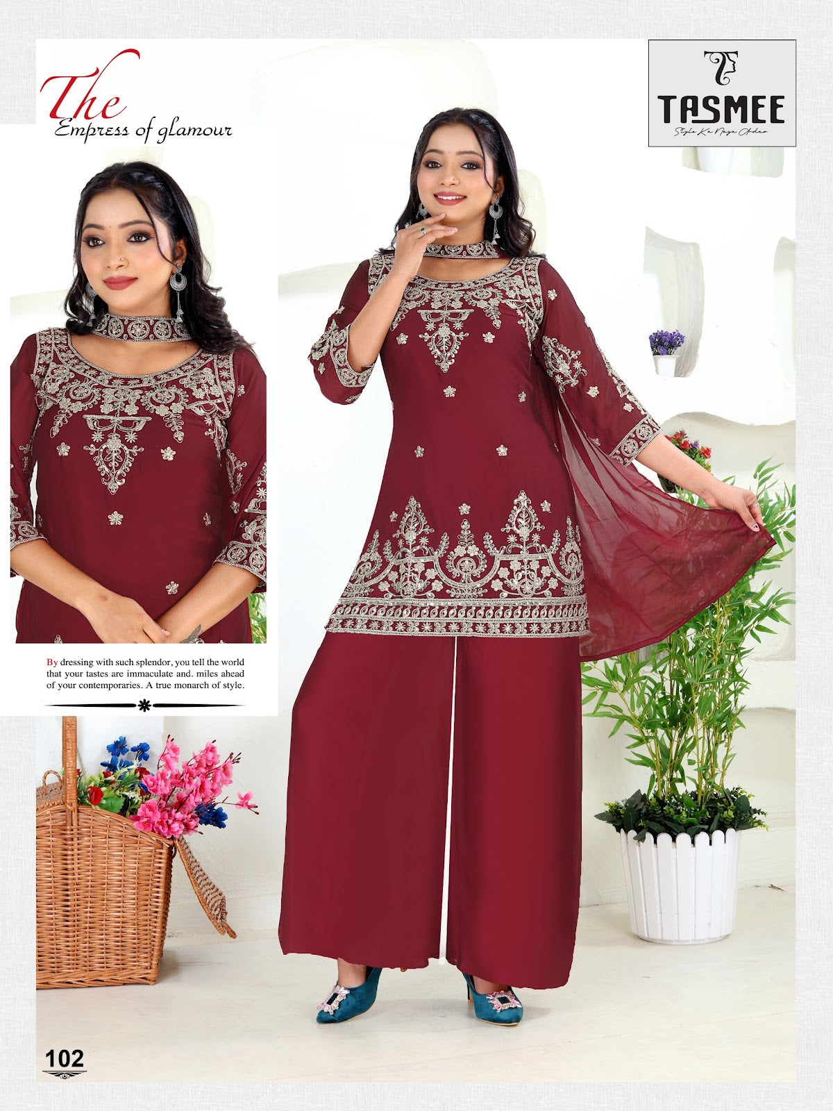 Sajni Vol 4 Tasmee Rangoli Readymade Plazzo Style Suits Manufacturer India