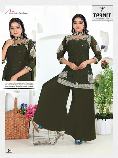 Sajni Vol 4 Tasmee Rangoli Readymade Plazzo Style Suits Manufacturer India