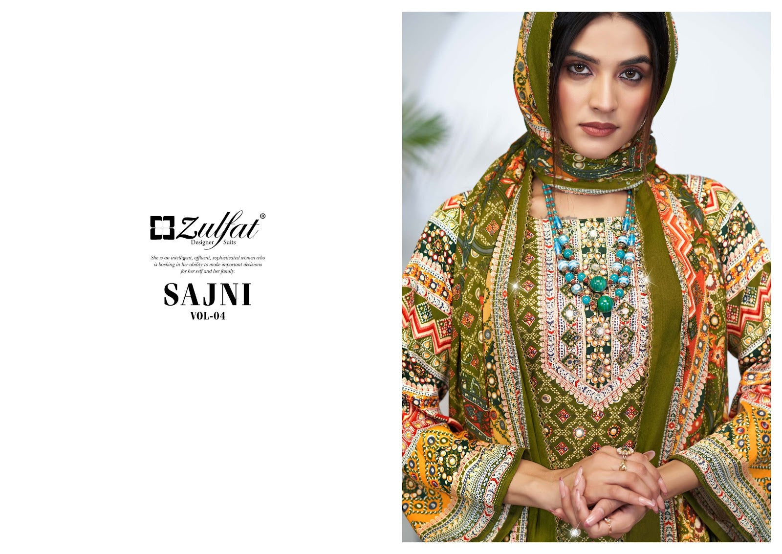 Sajni Vol 4 Zulfat Designer Jam Cotton Karachi Salwar Suits Wholesale Price