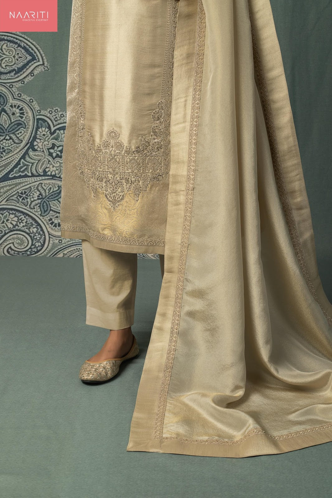 Sajvi Naariti Silk Pant Style Suits Supplier Ahmedabad