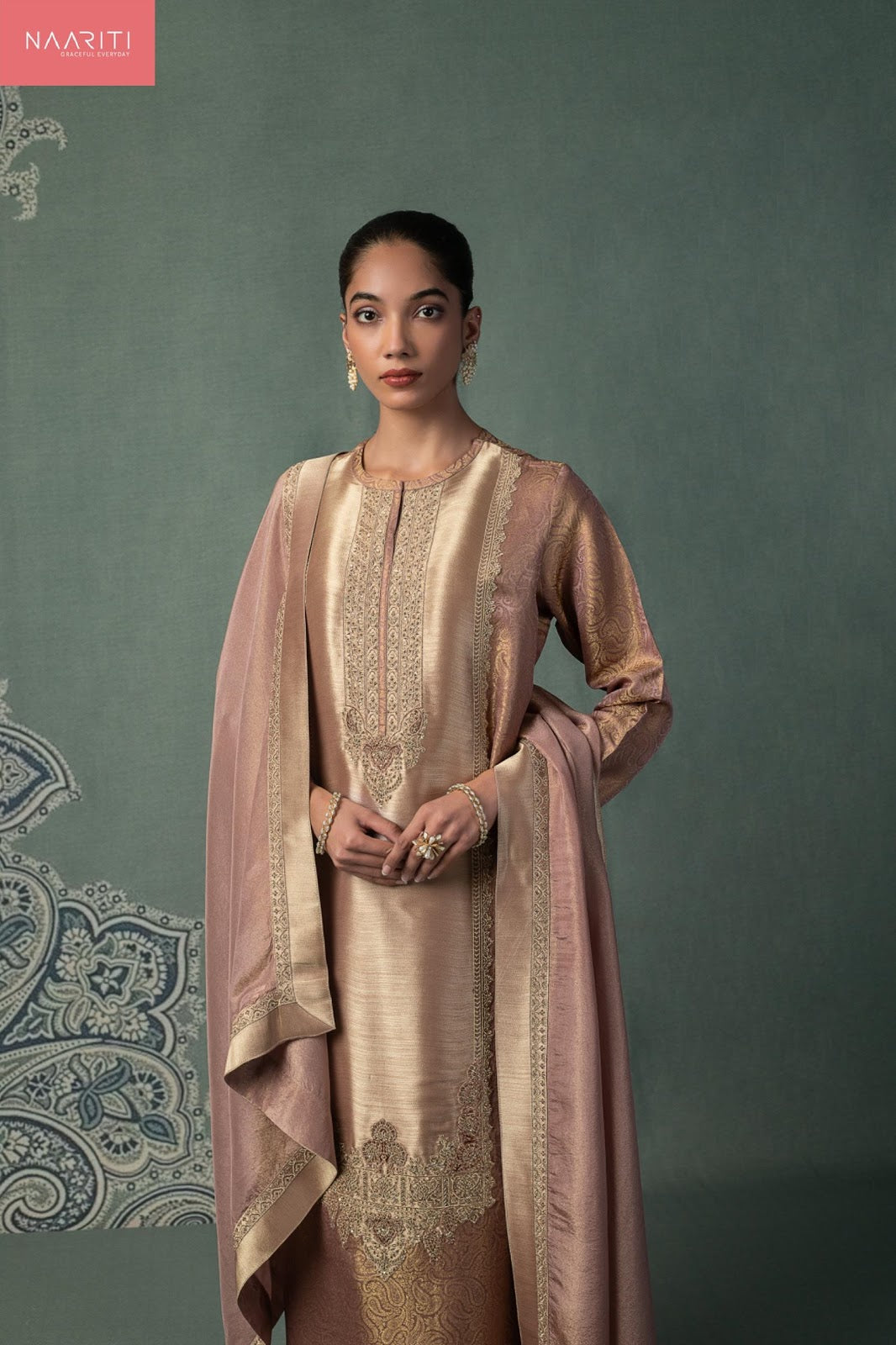 Sajvi Naariti Silk Pant Style Suits Supplier Ahmedabad