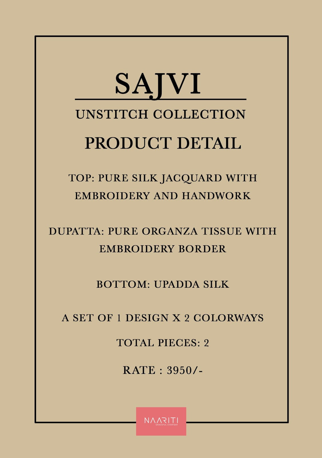 Sajvi Naariti Silk Pant Style Suits Supplier Ahmedabad