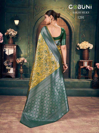 Sakhi 1201-1204 Gobuni Silk Sarees Exporter India