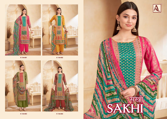 Sakhi Alok Pure Zam Pant Style Suits Supplier India