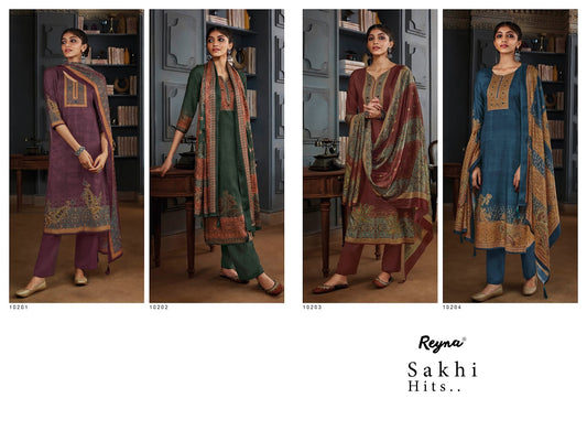 Sakhi Hits Reyna Pashmina Suits Exporter Gujarat
