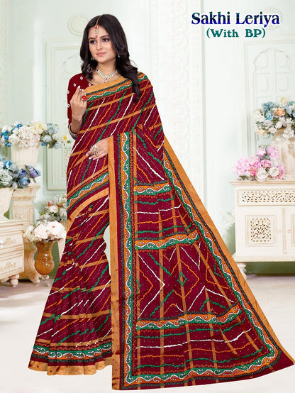 Sakhi Leriya Maan Cotton Sarees Exporter