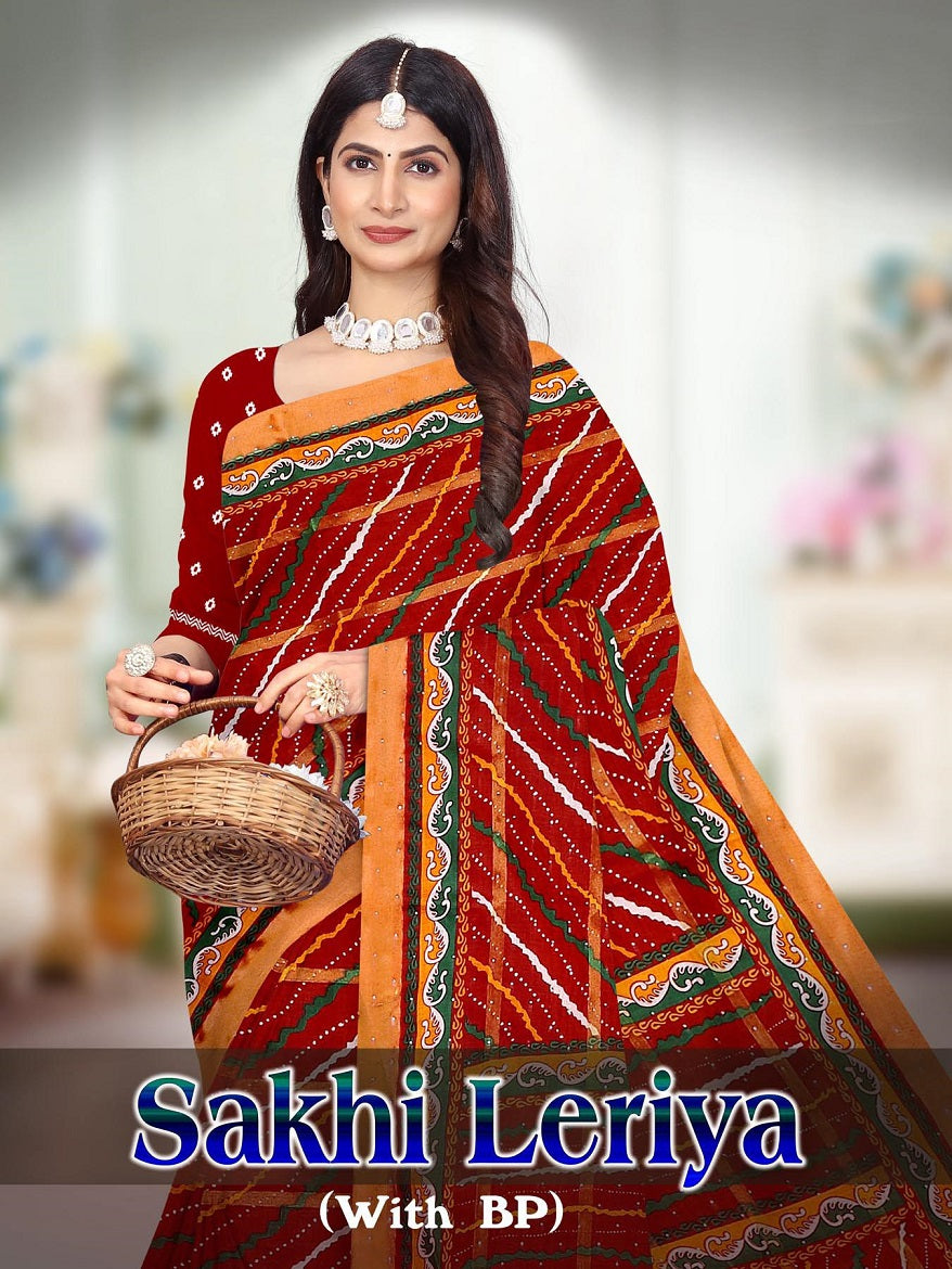 Sakhi Leriya Maan Cotton Sarees Exporter