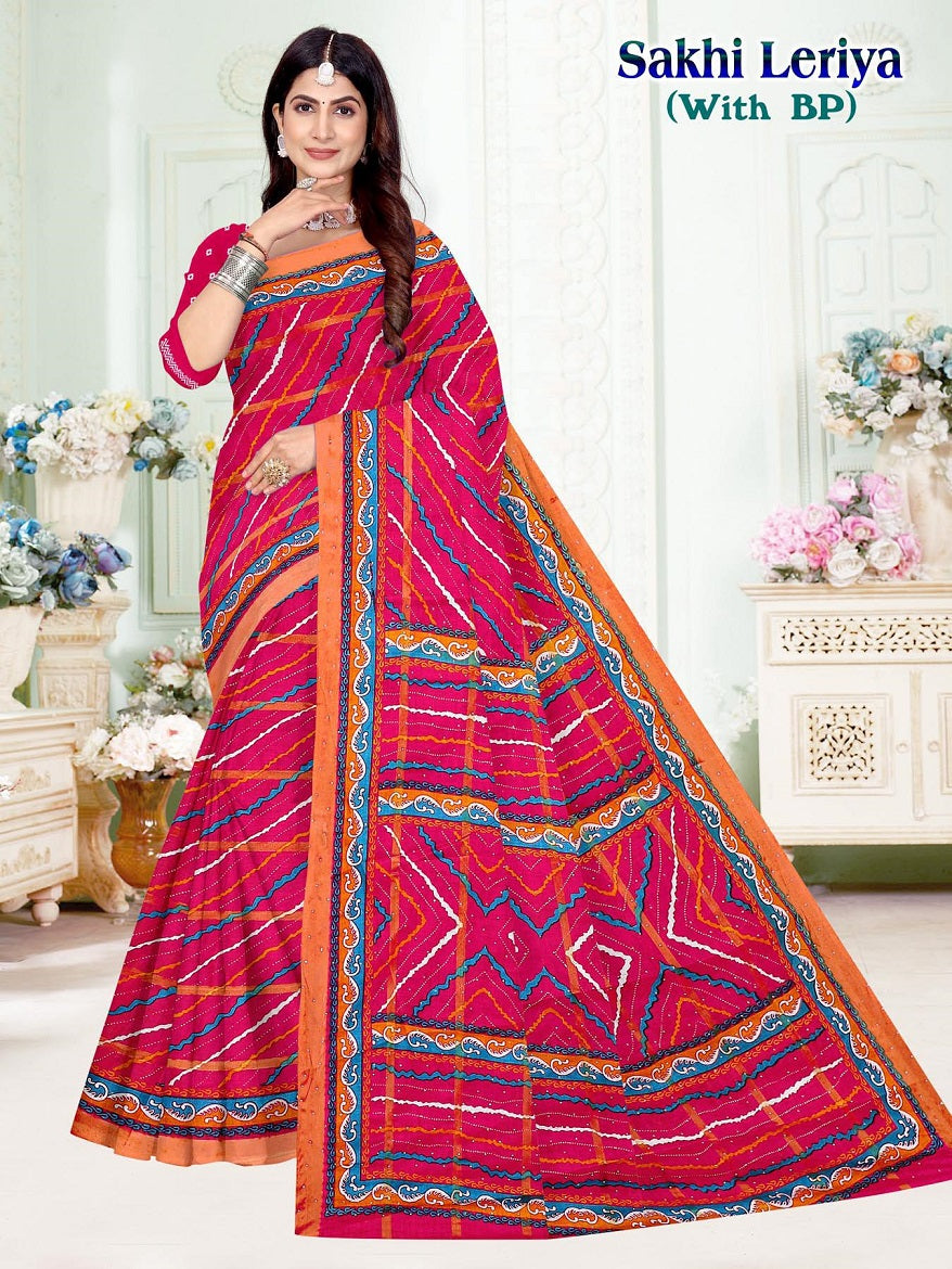 Sakhi Leriya Maan Cotton Sarees Exporter
