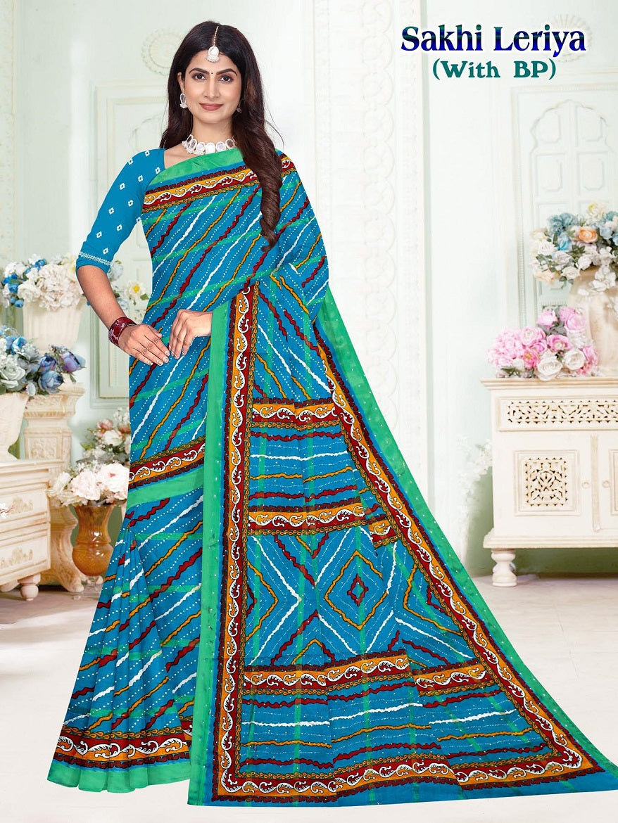 Sakhi Leriya Maan Cotton Sarees Exporter