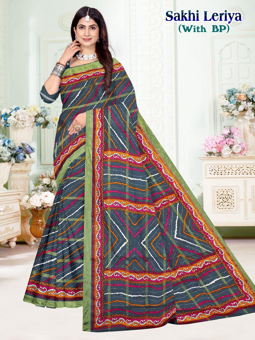Sakhi Leriya Maan Cotton Sarees Exporter