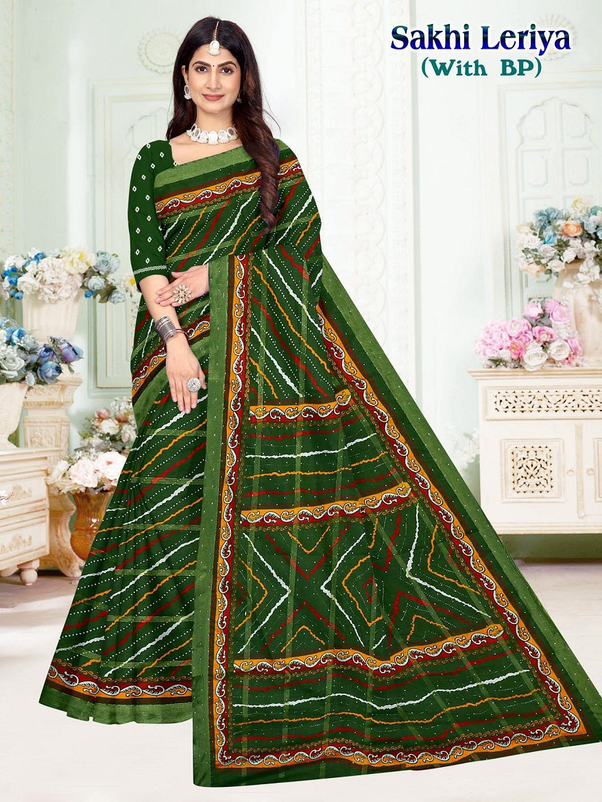 Sakhi Leriya Maan Cotton Sarees Exporter